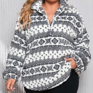 COPY - Sherpa long sleeve 1/4 sip top